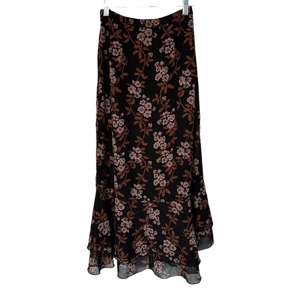 Scotch & Soda Dresses & Skirts - SCOTCH & SODA WOMENS FLORAL ASYMMETRICAL FLOWY FISHTAIL MAXI SKIRT XS  NWOT